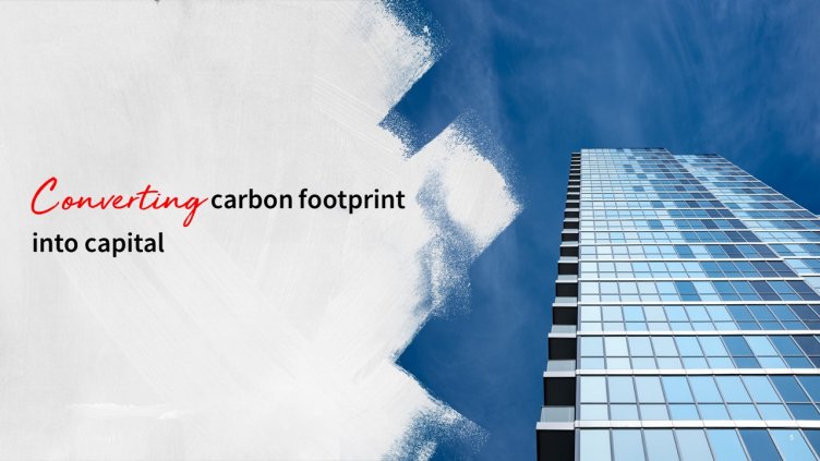 Image of a carbon footprint building