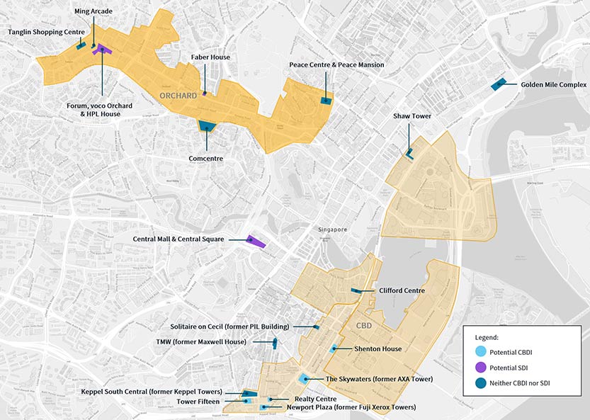 Examples of redevelopment projects in the pipeline