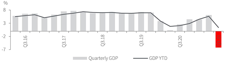 Real GDP Growth (y-o-y)